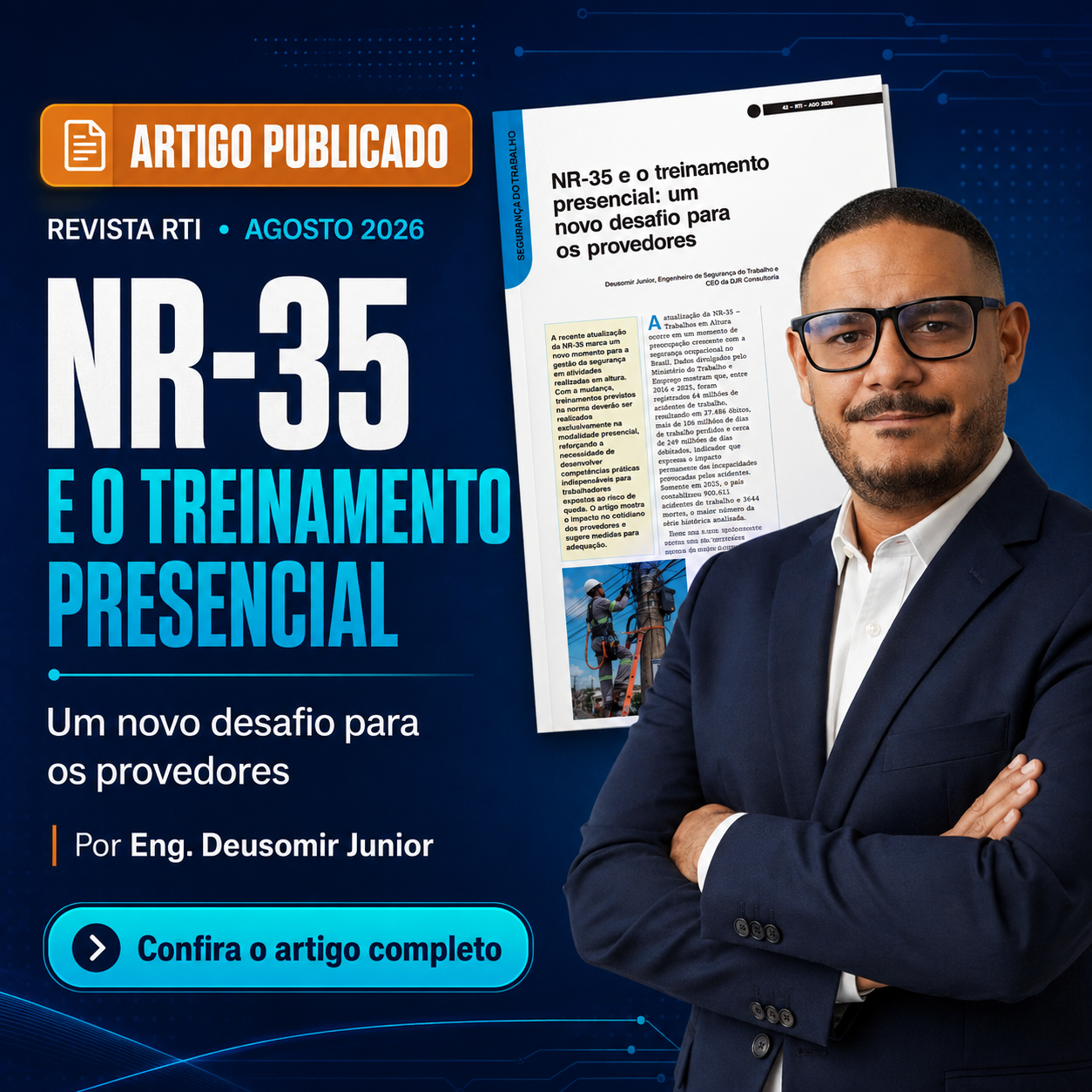NR-35 e o treinamento presencial: um novo desafio para os provedores