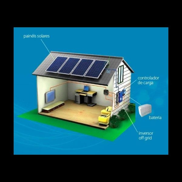 Sistema Solar Fotovoltaico com Baterias (Off-Grid)