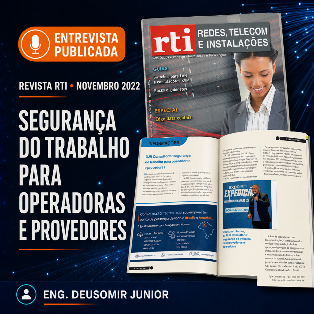 Segurança do trabalho para operadoras e provedores