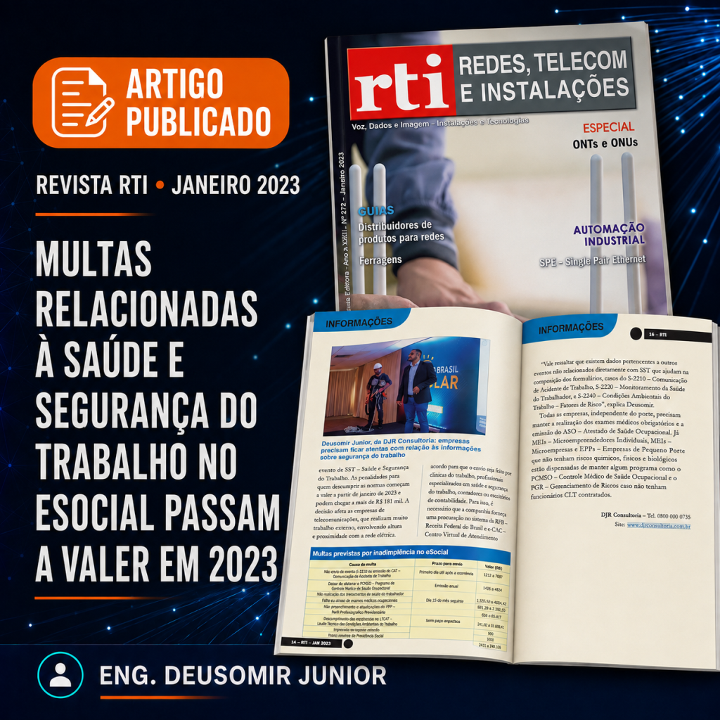 Multas relacionadas à saúde e segurança do trabalho no eSocial passam a valer em 2023